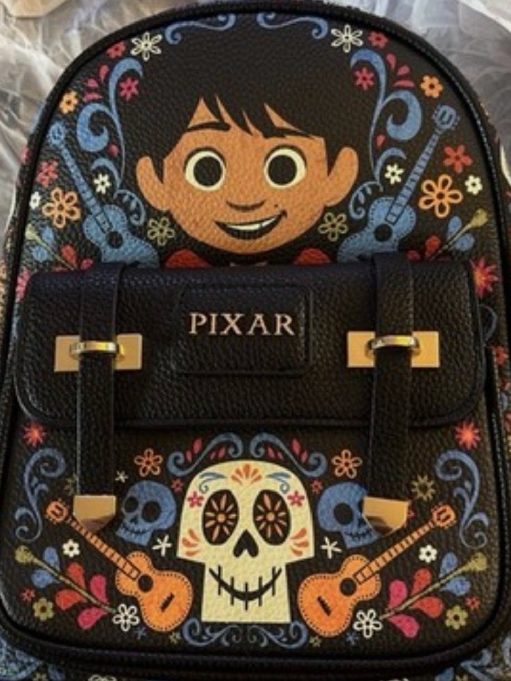 Black Leather Coco Backpack - Wondapop Limited Design